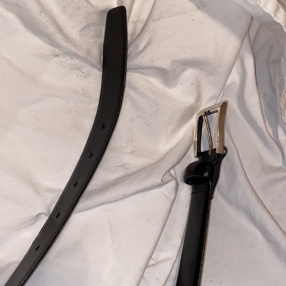 Leather belt black size 36 - Picture 13 of 17